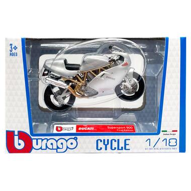 Детская модель Мотоцикла Ducati SuperSport 900 Bburago 18-51030-14 масштаб 1:18  фото №1