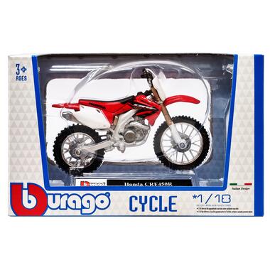Детская модель Мотоцикла Honda CRF450R 18-51030-10 масштаб 1:18  фото №1