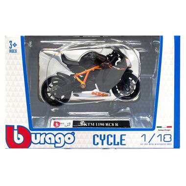 Детская модель Мотоцикла KTM 1190 Bburago 18-51030-15 масштаб 1:18  фото №1