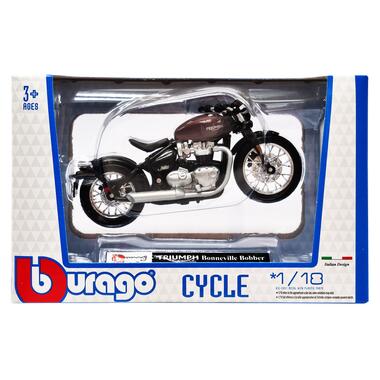 Детская модель Мотоцикла TRIUMPH Bonneville Bobber 18-51030-7 масштаб 1:18  фото №1