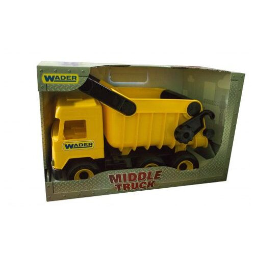 Самоскид Middle truck (жовтий) (39490) фото №1