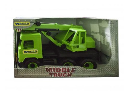 Автокран Wader Middle truck зелений (39483) фото №1