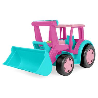 Спецтехника Wader Трактор Гигант розовый (66006) фото №1