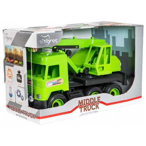 Кран Tigres Middle truck Зелений (39483) фото №4
