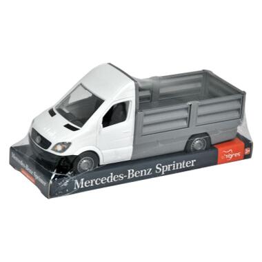 Спецтехника Tigres Mercedes-Benz Sprinter бортовой (белый) на планшетке (39671) фото №1
