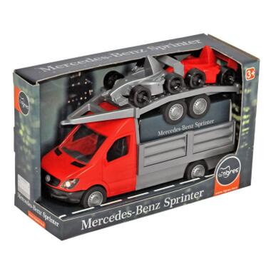 Спецтехника Tigres Mercedes-Benz Sprinter бортовой с лафетом (красный) (39669) фото №1