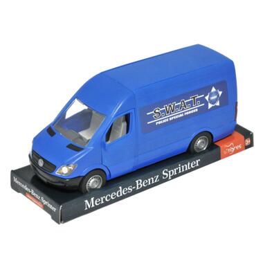 Спецтехника Tigres Mercedes-Benz Sprinter грузовой (синий) на планшетке (39702) фото №1