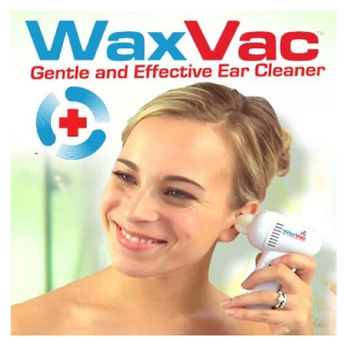 Електричний прибиральник вуха Wax Vac, вухочистка, ВаксВак (CZ27B500) фото №2