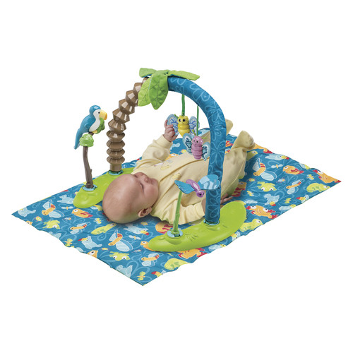 Игровой детский развивающий центр Evenflo ExerSaucer® Triple Fun Amazon Зеленый с голубым (032884179305) фото №8