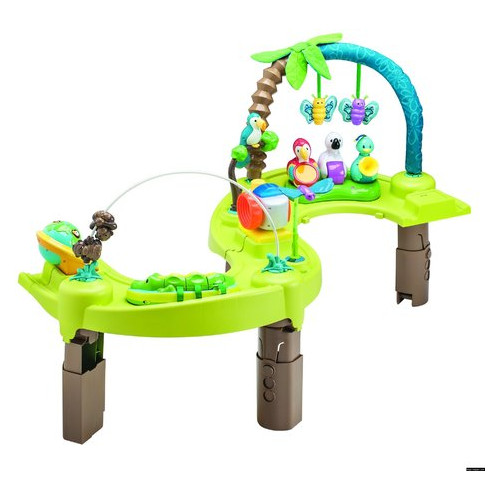 Игровой детский развивающий центр Evenflo ExerSaucer® Triple Fun Amazon Зеленый с голубым (032884179305) фото №3