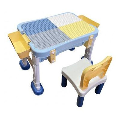 Дитячий стіл Microlab Toys Конструктор Ігровий Центр 1 стілець (GT-15) фото №1