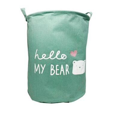 Корзина для игрушек и белья Hello my bear MGZ-1004(Green)  фото №1