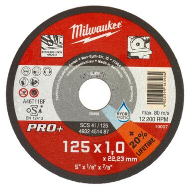 Круг відрізний Milwaukee по металу SCS 41/125х1 PRO+ 125мм (4932451487) фото №1