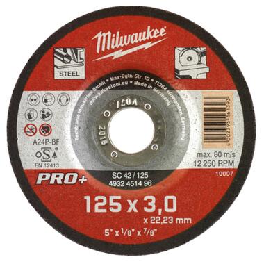 Круг відрізний Milwaukee по металу SCS 42/125х3 PRO+ 125мм (4932451496) фото №1