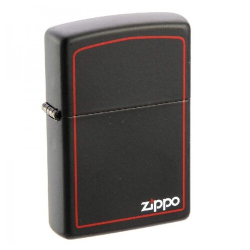 Запальничка Zippo Classics Border Black Matte Zp218zb Zippo (21475) фото №1
