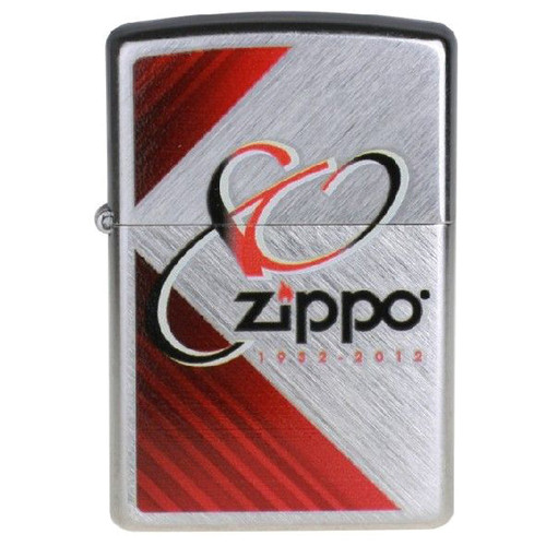 Запальничка Zippo 80th Anniversary HERRINGBONE SWEEP (28192) фото №2