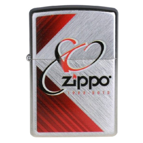 Запальничка Zippo 80th Anniversary HERRINGBONE SWEEP (28192) фото №1