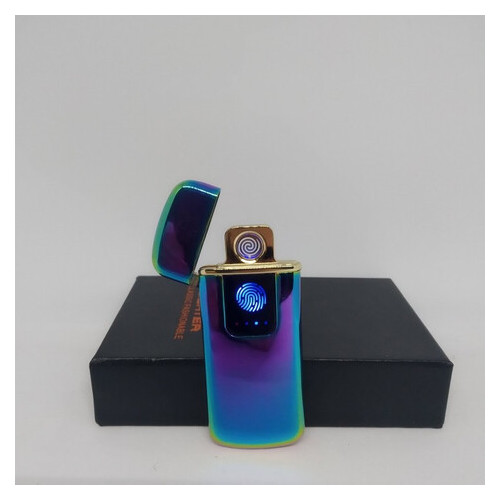 Спиральная сенсорная электрическая USB зажигалка Lighter 328, Разноцветный фото №1