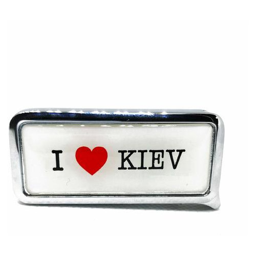 Запальничка I Love Kiev, біла фото №2