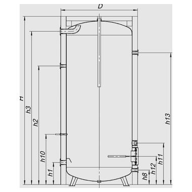 Водонагреватель Premium КНТ ВТ-B-00-200-WP-PU (ВТB000200WPPU) фото №2