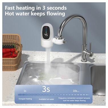 Водонагреватель UKC ZSW-D03 черный (43243-ZSW-D03_444) фото №8