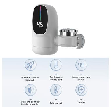 Водонагреватель UKC ZSW-D03 черный (43243-ZSW-D03_444) фото №7