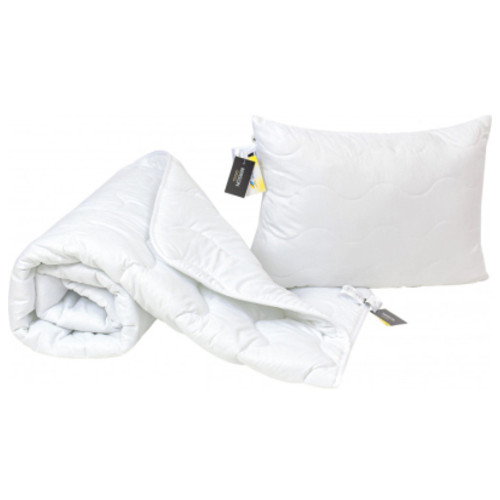 Набір MirSon Eco-Soft Всесезонний 1693 Eco Light White Ковдра подушка (2200002655330) фото №1