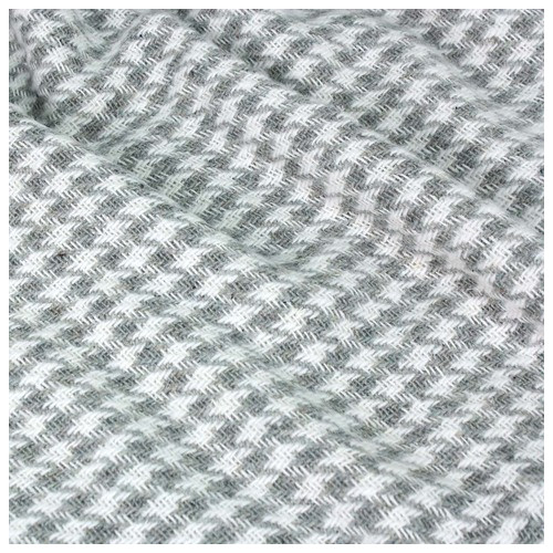 Плед економ 0052 140х200 Еней-Плюс, колір: сірий, білий фото №4