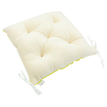 Подушка на стілець MirSon 28-0004 Cream Velvet 40х40 см (2200006185888) фото №1