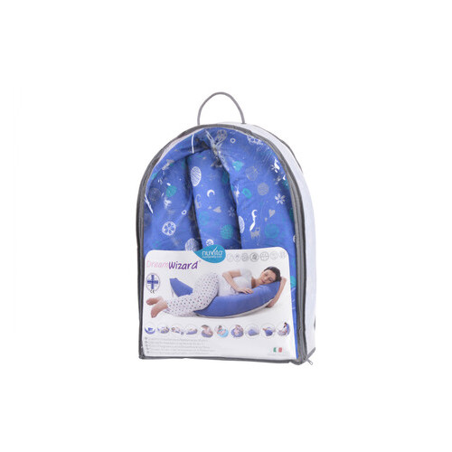 Подушка для вагітних та для годування Nuvita 10 в 1 DreamWizard Синя NV7100Blue (JN63NV7100BLUE) фото №5
