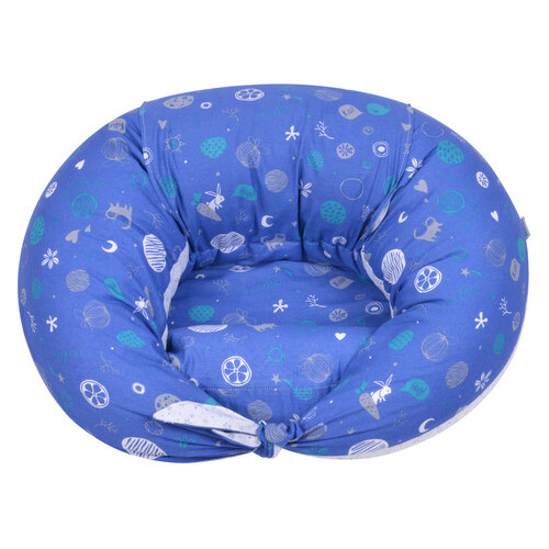 Подушка для вагітних та для годування Nuvita 10 в 1 DreamWizard Синя NV7100Blue (JN63NV7100BLUE) фото №4