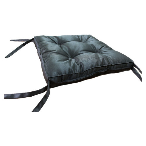 Подушка на стілець DOTINEM COLOR коричнева 40х40 см (213109-1) фото №1
