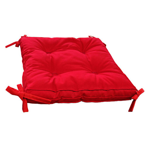 Подушка на стілець DOTINEM COLOR червона 40х40 см (213109-4) фото №2