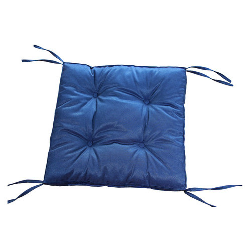 Подушка на стілець DOTINEM COLOR синя 40х40 см (213109-2) фото №1