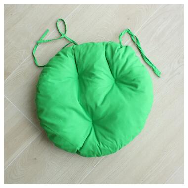 
Кругла подушка на стілець МІ0006 40см борт 7см Єней-Плюс, колір: зелений фото №5