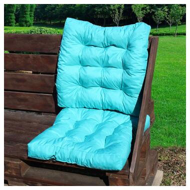 
Подушка на стілець МІ0022 50х50см борт 7см Єней-Плюс, колір: блакитний фото №6