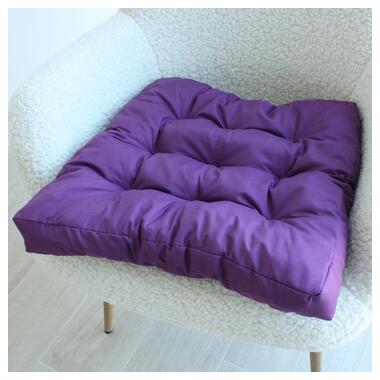 Подушка на стілець МІ0023 50х50см борт 7см Еней-Плюс, колір: фіолетовий фото №4