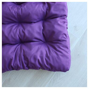 Подушка на стілець МІ0023 50х50см борт 7см Еней-Плюс, колір: фіолетовий фото №5