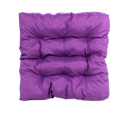 Подушка на стілець МІ0023 50х50см борт 7см Еней-Плюс, колір: фіолетовий фото №1