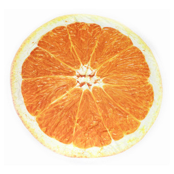 Рушник MirSon пляжний №5065 Summer Time Orange 150x150 см (2200003947731) фото №1
