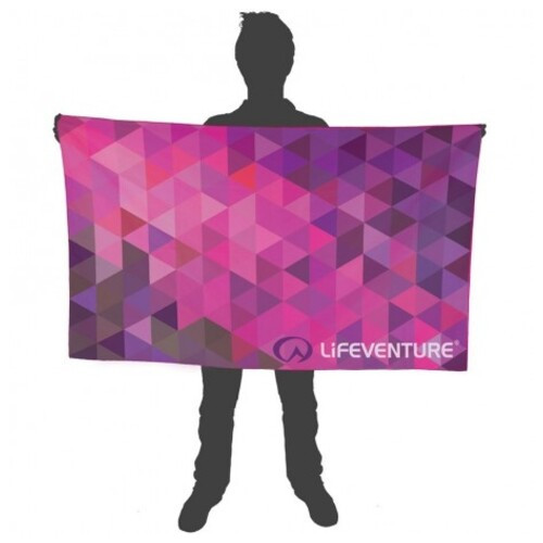 Рушник Lifeventure Soft Fibre Triangle Giant Фіолетовий (1012-63072) фото №3