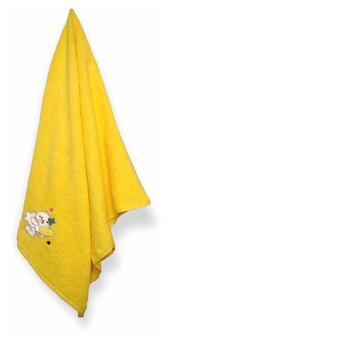 Рушник Home Line махровий Котик з вишивкою (жовтий) 70х140см (138112) фото №2