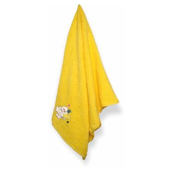 Рушник Home Line махровий Котик з вишивкою (жовтий) 70х140см (138112) фото №8