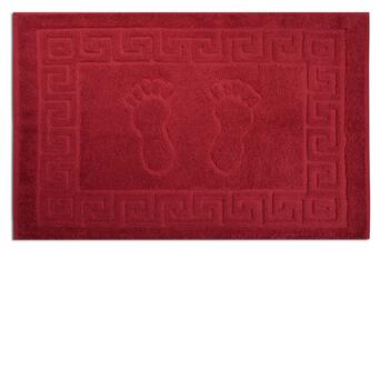 Рушник Home Line махровий (килимок) Ніжки червоний 50х70 см (135806) фото №2