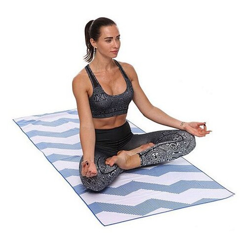 Рушник для йоги FDSO Yoga Towel Y-YGT Синій (56508020) фото №3