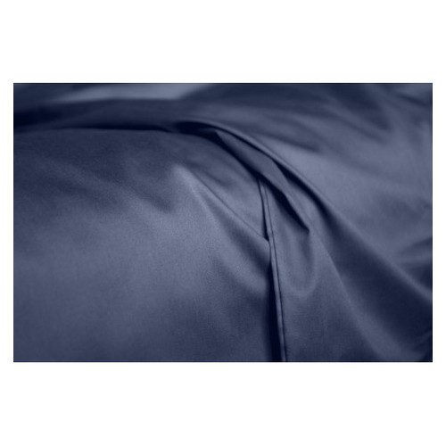 Комплект евро взрослого постельного белья Cosas сатин PUDRA BLUE-S (4822054070770) фото №4