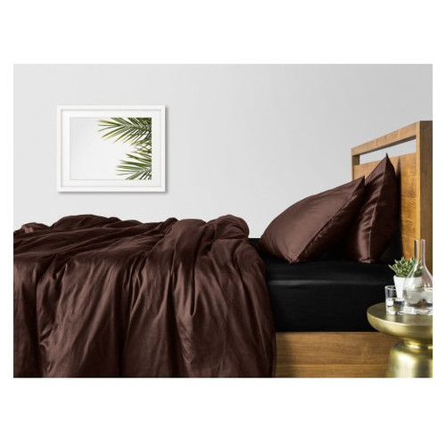 Комплект семейного постельного белья Cosas сатин CHOCOLATE BLACK-S (4822052419779) фото №2