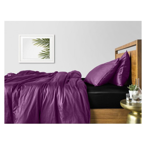 Комплект семейного постельного белья Cosas сатин VIOLET BLACK-S (4822053023777) фото №2