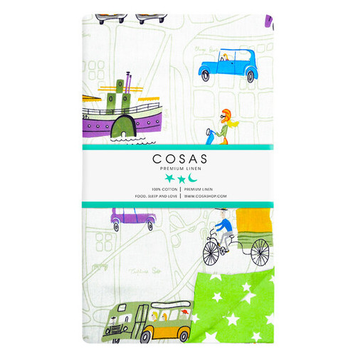 Комплект подросткового постельного белья Cosas Cosas CARS COLOR STARFALL (CarsColor_StarFall_155) фото №4