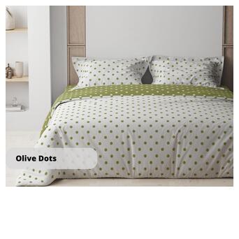 Постільна білизна сімейна ТЕП Happy Sleep Olive Dots ТЕП 2-03797-25065 150х215х2 см фото №1